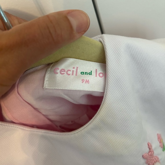 Cecil and Lou White and Pink Baby Dress - Picture 4 of 4